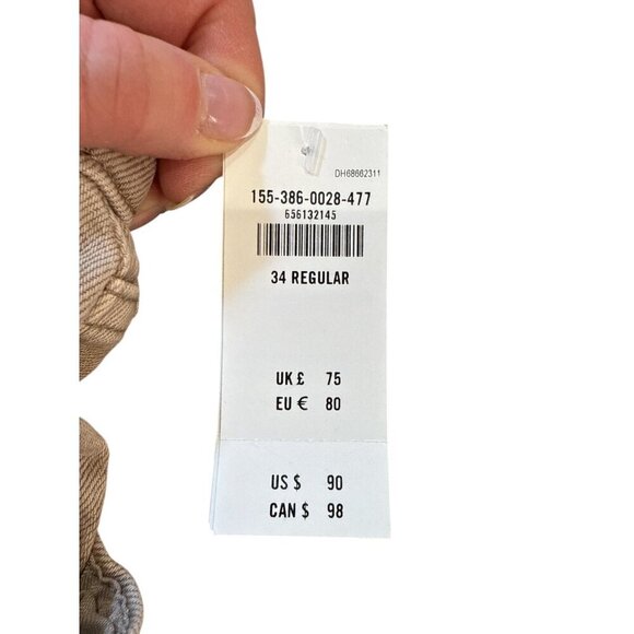 Abercrombie & Fitch 90's Straight Ultra High Rise  Curve Love 34/18R  Jeans NWT - Picture 5 of 7